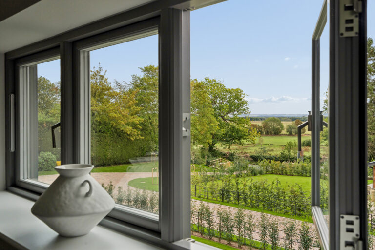 The far-reaching countryside view