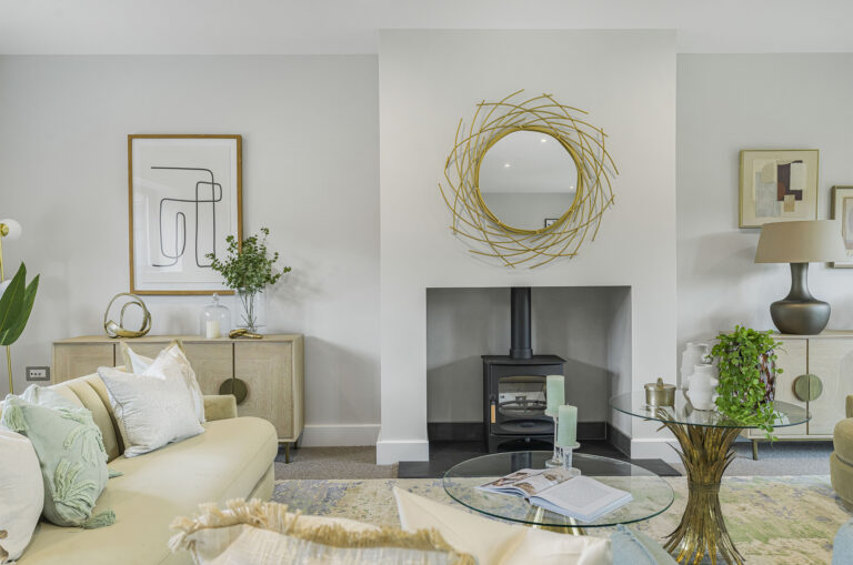 Blewburton Barn drawing room