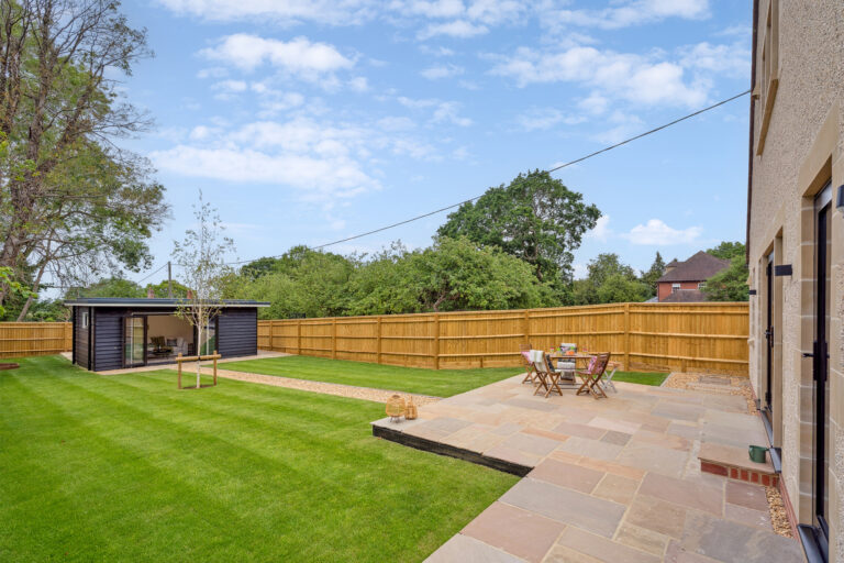 Rear garden